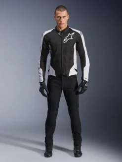 Alpinestars Viper Air V4 Motorjas Black White 12> Motorjassen