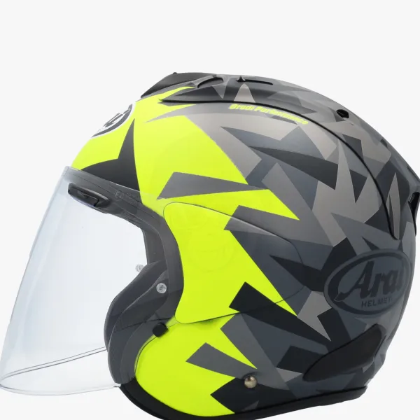 Arai SZ-R EVO Mimesis Yellow> Jethelmen|Bluetooth Helmen
