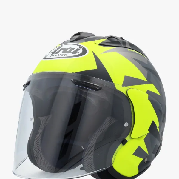 Arai SZ-R EVO Mimesis Yellow> Jethelmen|Bluetooth Helmen