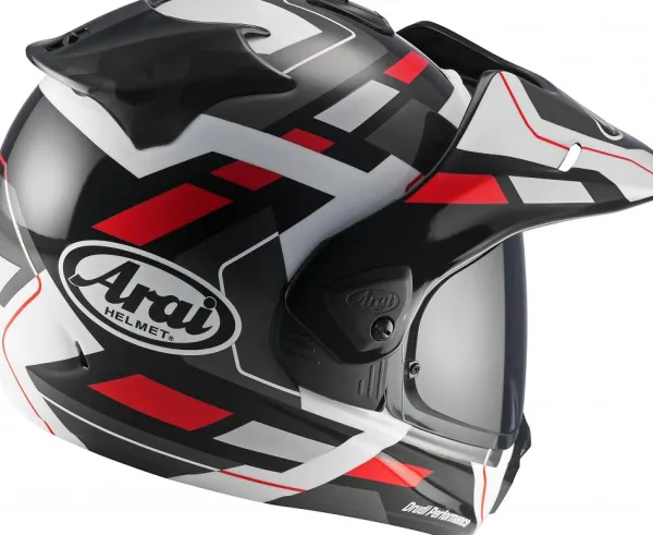 Arai Tour X5 Match Red> Adventure Helmen|Integraalhelmen