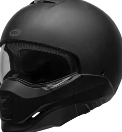BELL Broozer 06 Matte Black> Jethelmen|Helmen Met Zonnevizier
