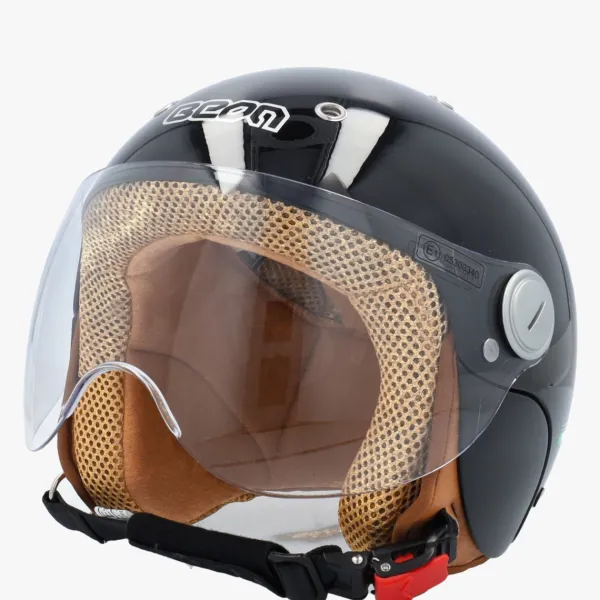 Beon B103-D JUNIOR Zwart> Kinder Scooterhelmen