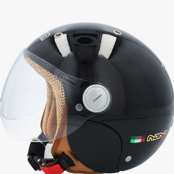 Beon B103-D JUNIOR Zwart> Kinder Scooterhelmen