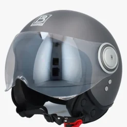 Beon B110 Mat Titanium>DAMES Jethelmen|Dames Scooterhelmen