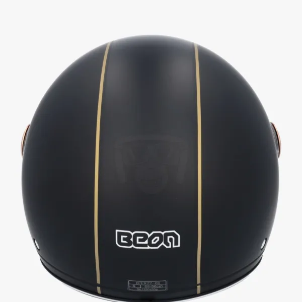 Beon B120 Matt Zwart>DAMES Jethelmen|Helmen Met Zonnevizier
