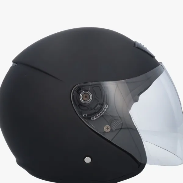 Beon B217 Matt Zwart>DAMES Jethelmen|Dames Scooterhelmen