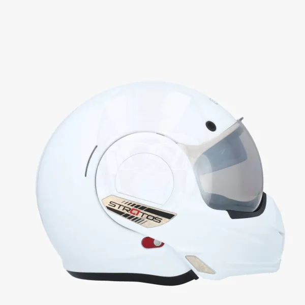 Beon B707 Stratos Wit> Systeemhelmen|Helmen Met Zonnevizier