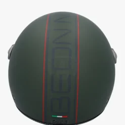 Beon Design-B Luxe Army Green>DAMES Vespa Helmen|Jethelmen