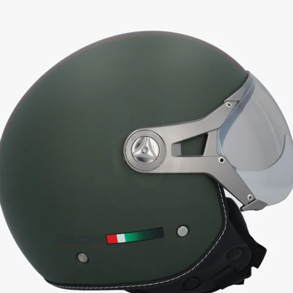 Beon Design-B Luxe Army Green>DAMES Vespa Helmen|Jethelmen