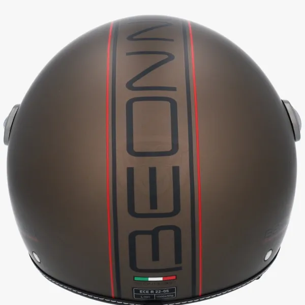 Beon Design-B Luxe Brons>DAMES Vespa Helmen|Jethelmen