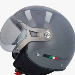 Beon Design-B Luxe Nardo Grey>DAMES Vespa Helmen|Jethelmen