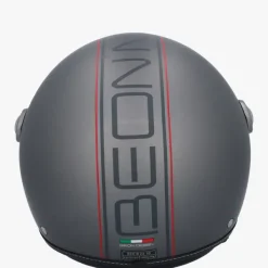 Beon Design-B Luxe Titanium>DAMES Vespa Helmen|Jethelmen