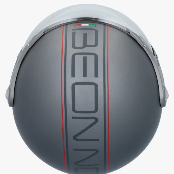 Beon Design-B Luxe Titanium>DAMES Vespa Helmen|Jethelmen
