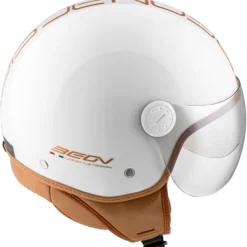 Beon Design Luxe wit>DAMES Vespa Helmen|Jethelmen