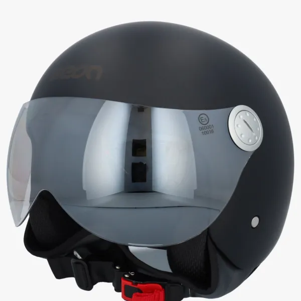 Beon Design Matzwart Effen>DAMES Vespa Helmen|Jethelmen