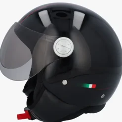 Beon Design zwart>DAMES Vespa Helmen|Jethelmen
