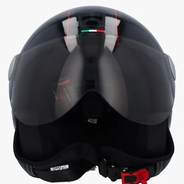 Beon Design zwart>DAMES Vespa Helmen|Jethelmen