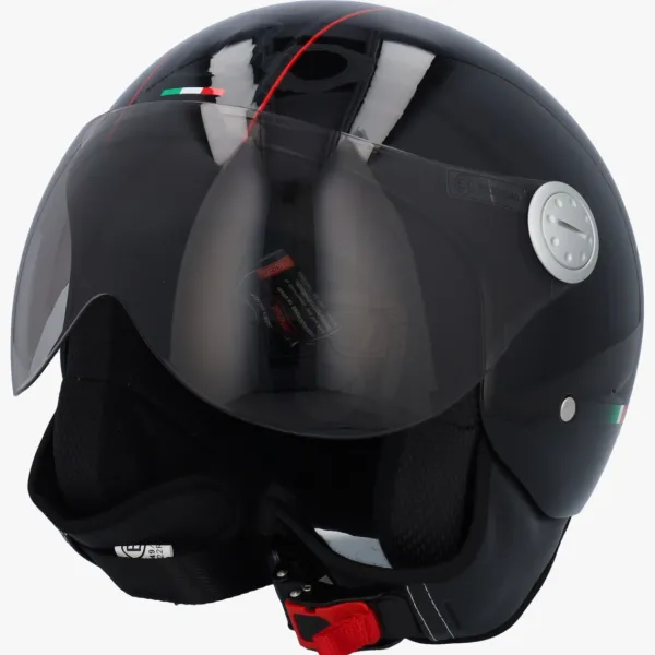 Beon Design zwart>DAMES Vespa Helmen|Jethelmen