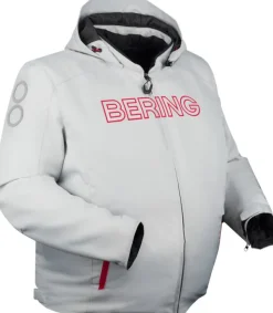 Bering Warwick KS Motorjas Light Grey/Red> Motorjassen
