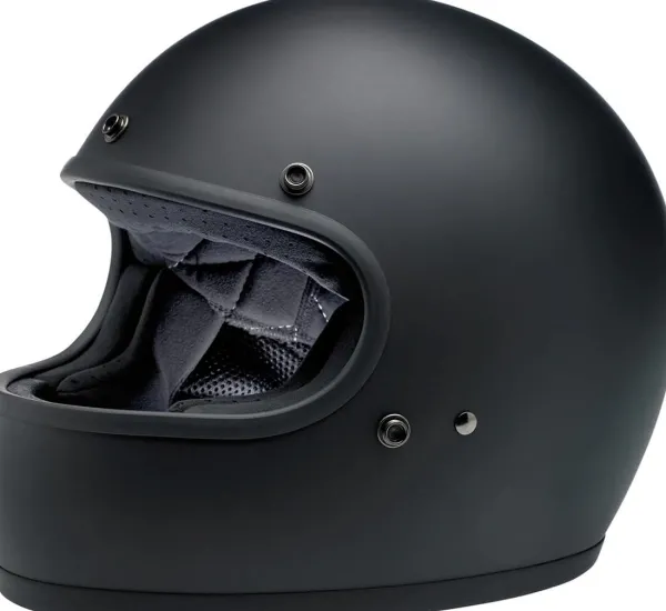 Biltwell Gringo Flat Black> Retro Helmen|Integraalhelmen