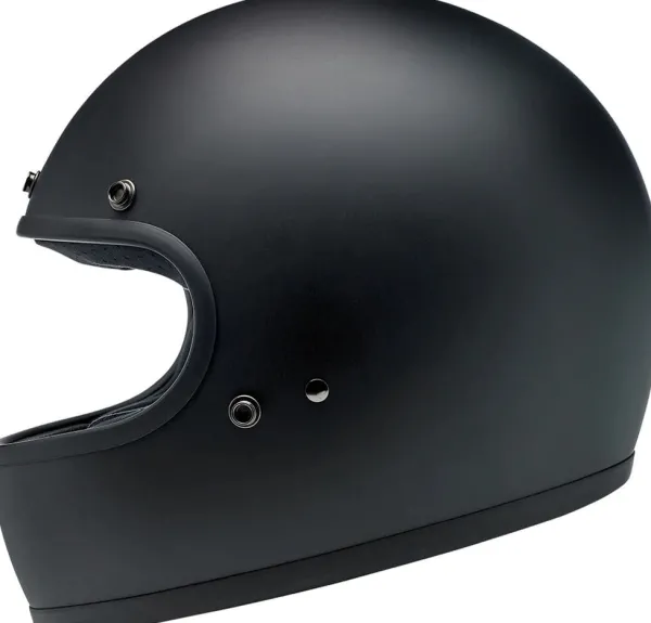 Biltwell Gringo Flat Black> Retro Helmen|Integraalhelmen