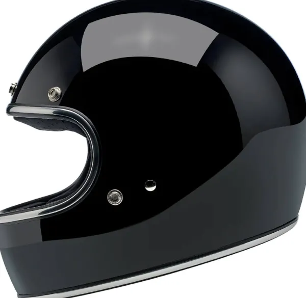 Biltwell Gringo Gloss Black> Retro Helmen|Integraalhelmen