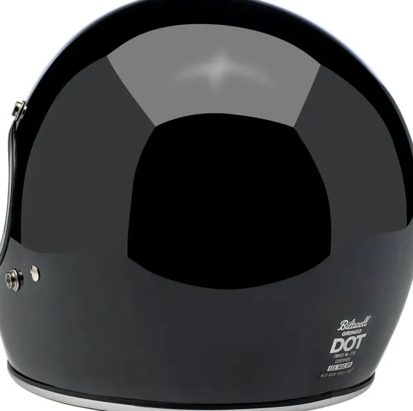 Biltwell Gringo Gloss Black> Retro Helmen|Integraalhelmen