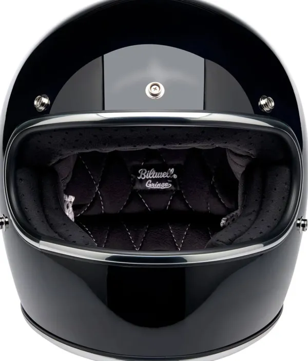 Biltwell Gringo Gloss Black> Retro Helmen|Integraalhelmen