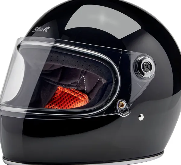 Biltwell Gringo S Gloss Black> Retro Helmen|Integraalhelmen