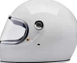 Biltwell Gringo S Gloss White> Retro Helmen|Integraalhelmen