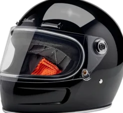 Biltwell Gringo SV Gloss Black> Retro Helmen|Integraalhelmen