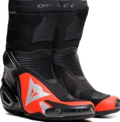 Dainese Axial 2 Boots Black/Red-Fluo>Heren Heren Motorlaarzen|Race Motorlaarzen