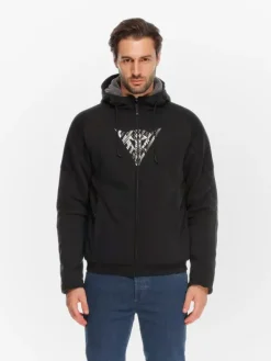 Dainese Bovisa Safety Motorhoodie Black/White 622> Motorhoodies|Motorjassen
