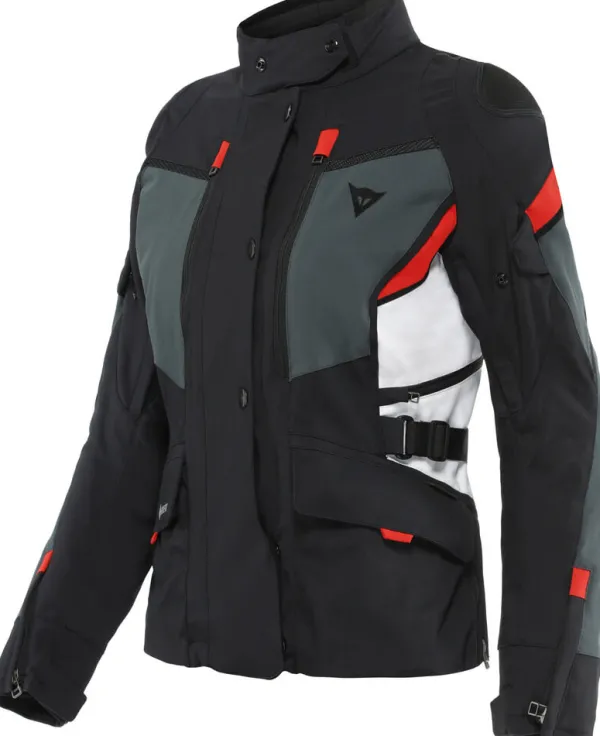 Dainese Carve Master 3 Gore-Tex Lady Motorjas Black/Ebony/Lava Red 06C> Motorjassen