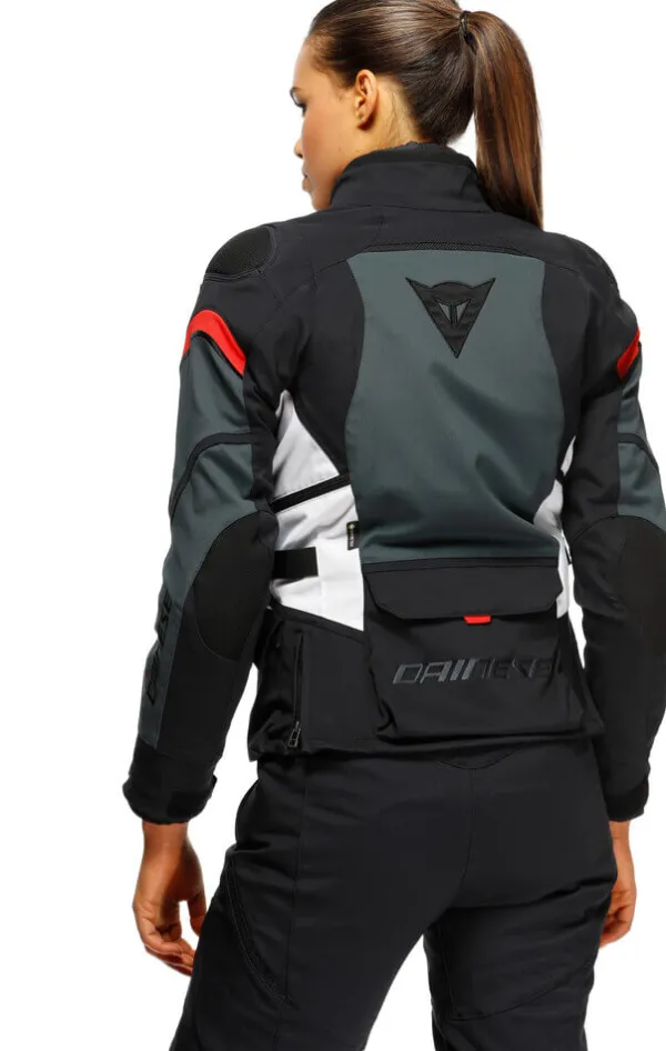 Dainese Carve Master 3 Gore-Tex Lady Motorjas Black/Ebony/Lava Red 06C> Motorjassen