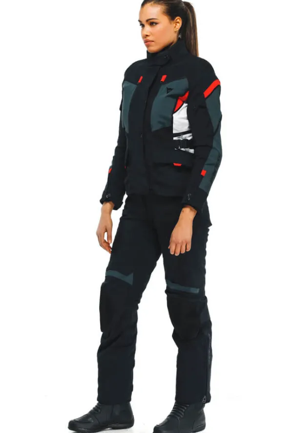 Dainese Carve Master 3 Gore-Tex Lady Motorjas Black/Ebony/Lava Red 06C> Motorjassen
