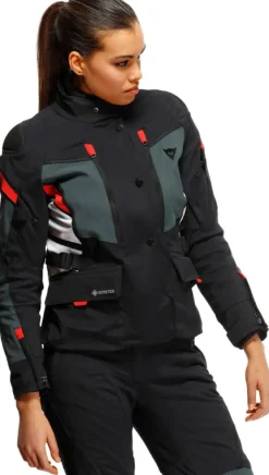 Dainese Carve Master 3 Gore-Tex Lady Motorjas Black/Ebony/Lava Red 06C><noscript><img width=