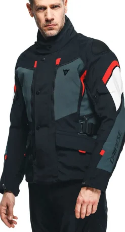 Dainese Carve Master 3 Gore-Tex Motorjas Black/Ebony/Lava Red 06C> Motorjassen