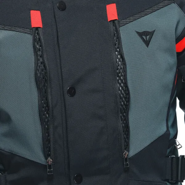 Dainese Carve Master 3 Gore-Tex Motorjas Black/Ebony/Lava Red 06C> Motorjassen