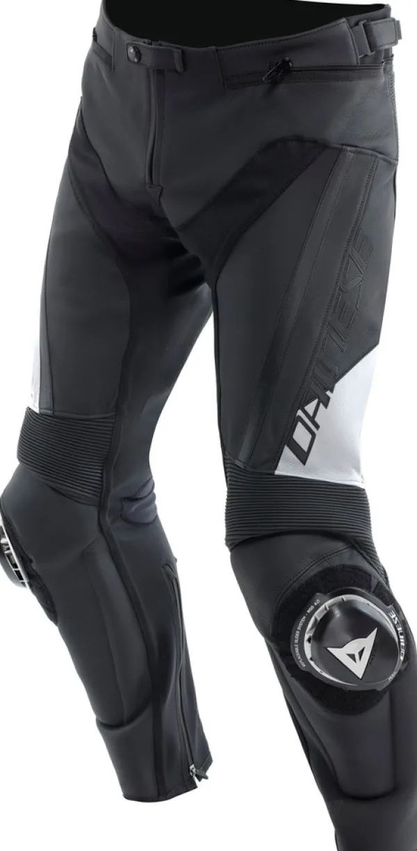 Dainese Delta 4 Leather Pants Motorbroek Black/White> Motorbroeken