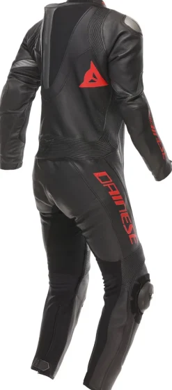 Dainese Demon Sprint Perf 1Pc Leather Suit Racepak Black/Black/Red-Lava> Motorpakken