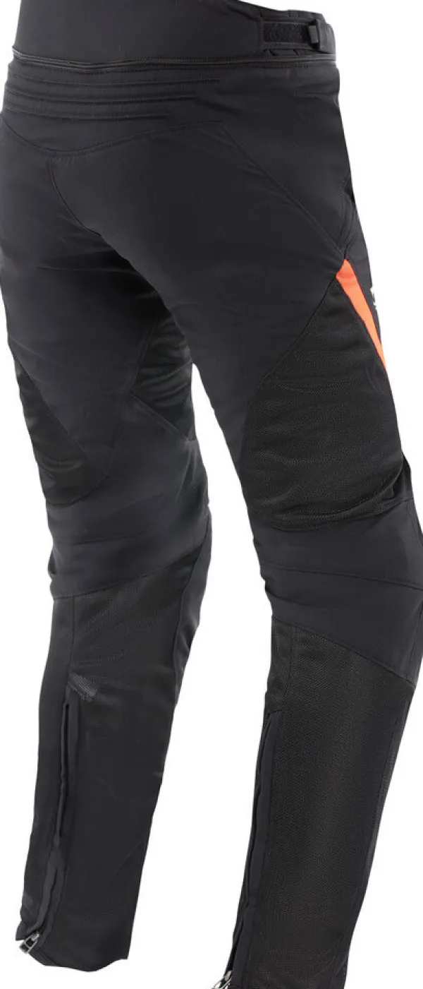 Dainese Drake 2 Super Air Tex Motorbroek Black/Anthracite/Red-Fluo> Motorbroeken