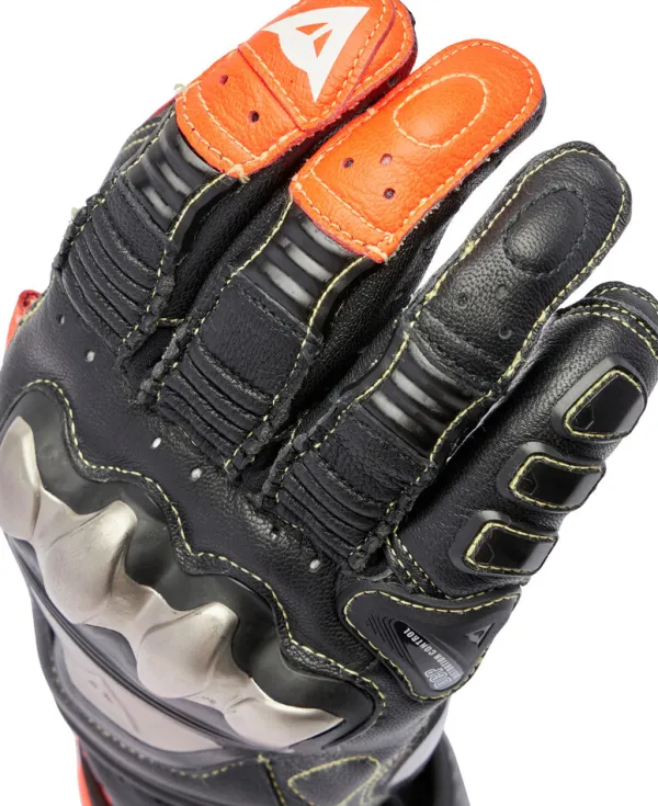 Dainese Full Metal 7 Gloves Black/Red-Fluo 628> Motorhandschoenen