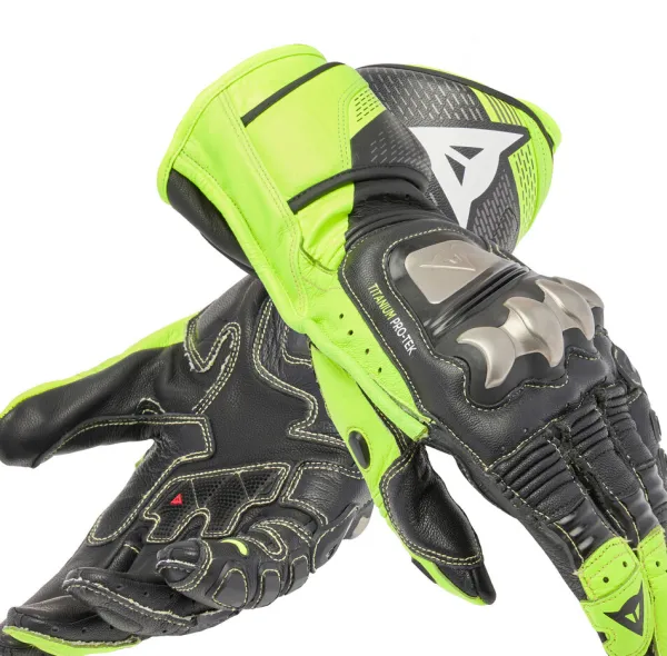 Dainese Full Metal 7 Gloves Black/Yellow-Fluo 620> Motorhandschoenen
