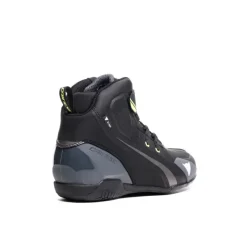 Dainese Herian D-WP Shoes Black/White/Yellow-Fluo Q90>Heren Heren Motorschoenen|Waterdichte Motorschoenen