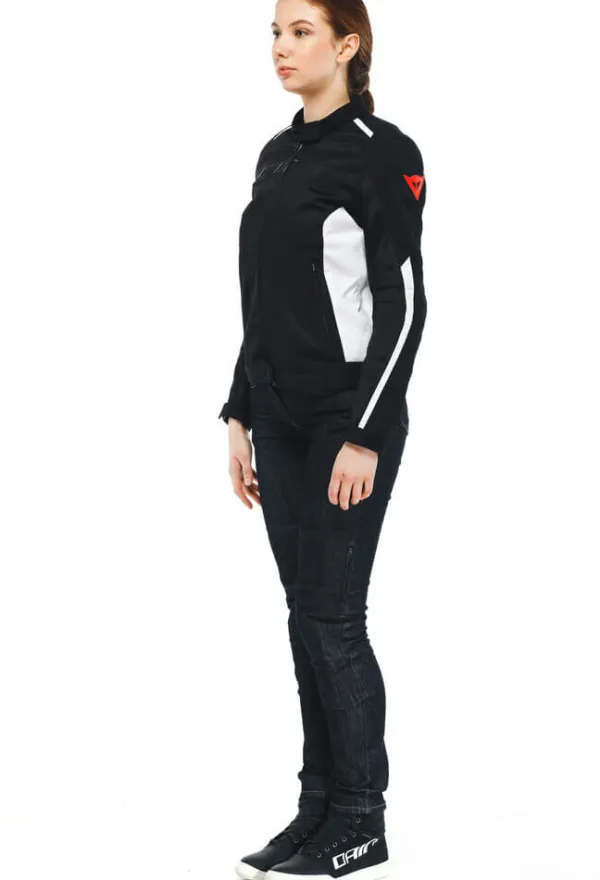 Dainese Hydraflux 2 Air D-Dry Lady Motorjas Black/Black/White 948> Motorjassen