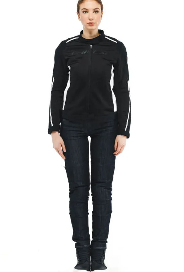 Dainese Hydraflux 2 Air D-Dry Lady Motorjas Black/Black/White 948> Motorjassen