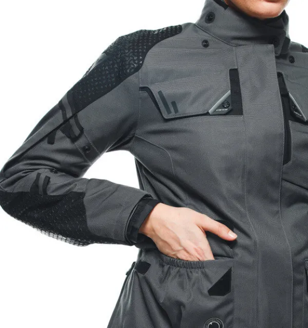 Dainese Ladakh 3L D-Dry Lady Motorjas Iron Gate/Black 44B> Motorjassen
