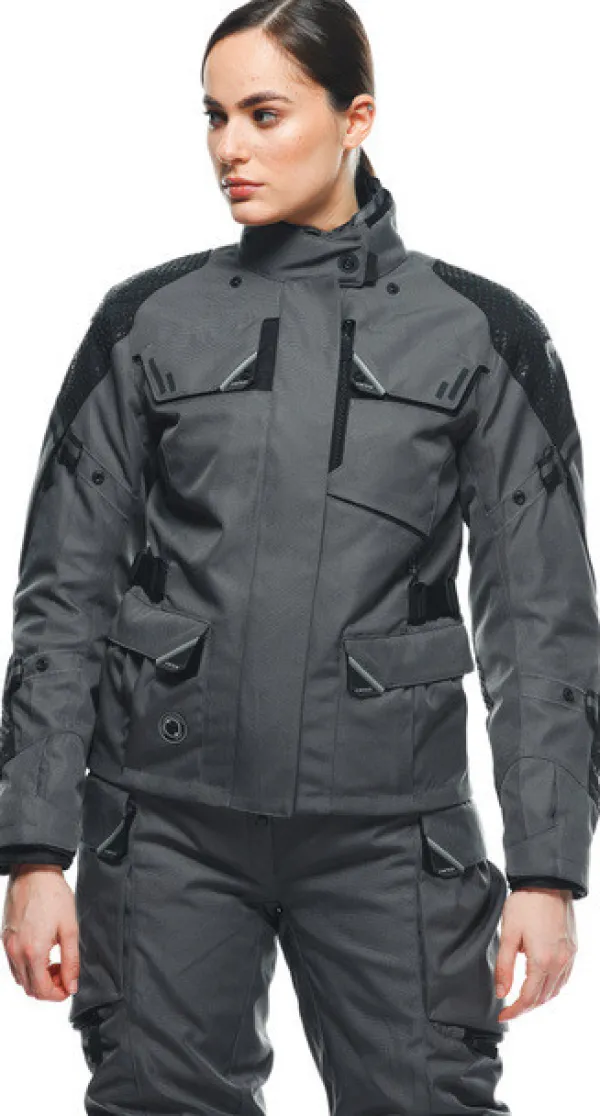 Dainese Ladakh 3L D-Dry Lady Motorjas Iron Gate/Black 44B> Motorjassen