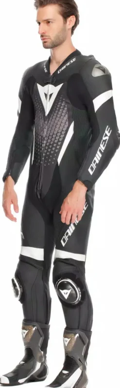 Dainese Laguna Seca 6 1Pc Suit Perforated Black/White/Anthracite F13> Motorpakken